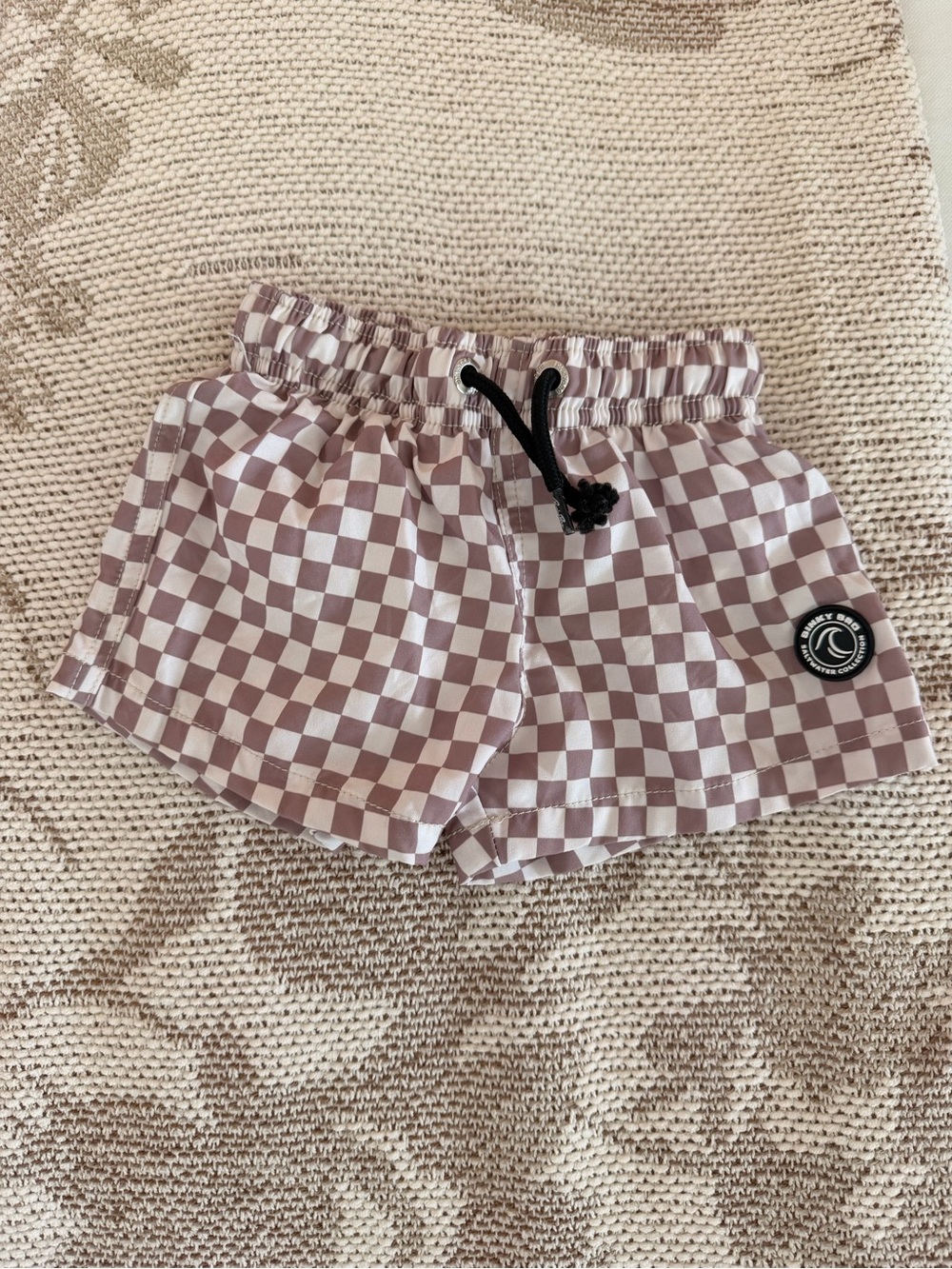 Binky bro checkered swim trunks